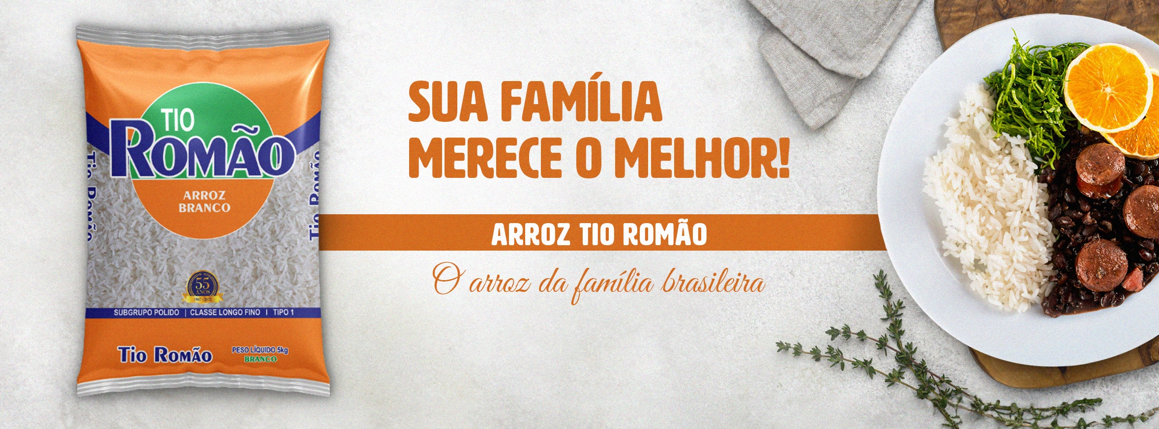 Banner Arroz Tio Romão
